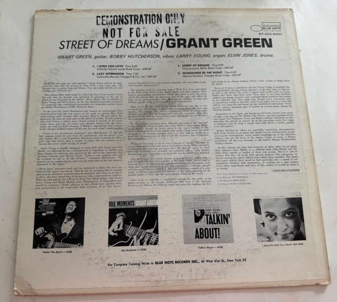Grant Green Blue Note 4253 LP 