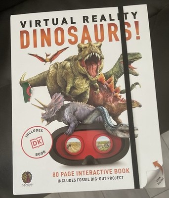 Abacus Illustrated Interactive VR & Learning Activity Set Assorted Dinosaurs