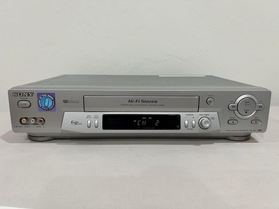 Sony SLV-N81 VCR Plus VHS Player Recorder Hi-Fi Stereo No Remote Tested Works