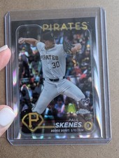 PAUL SKENES 2024 Topps Chrome Update Rookie Debut RayWave Refractor #USC27 RC