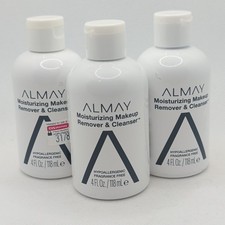 3 Almay Moisturizing Makeup Remover  Cleanser 4 fl oz Each