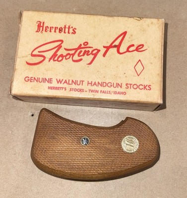 Herrett's Shooting Ace S&W J Frame Square Butt Walnut Revolver