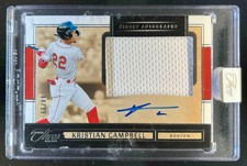 2025 Panini Three and Two Kristian Campbell Jersey Auto #44/99 Red Sox