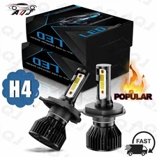 For Honda Civic 1992-2003 2x H4/9003 LED Headlight Low Beam Bulbs 6000K White