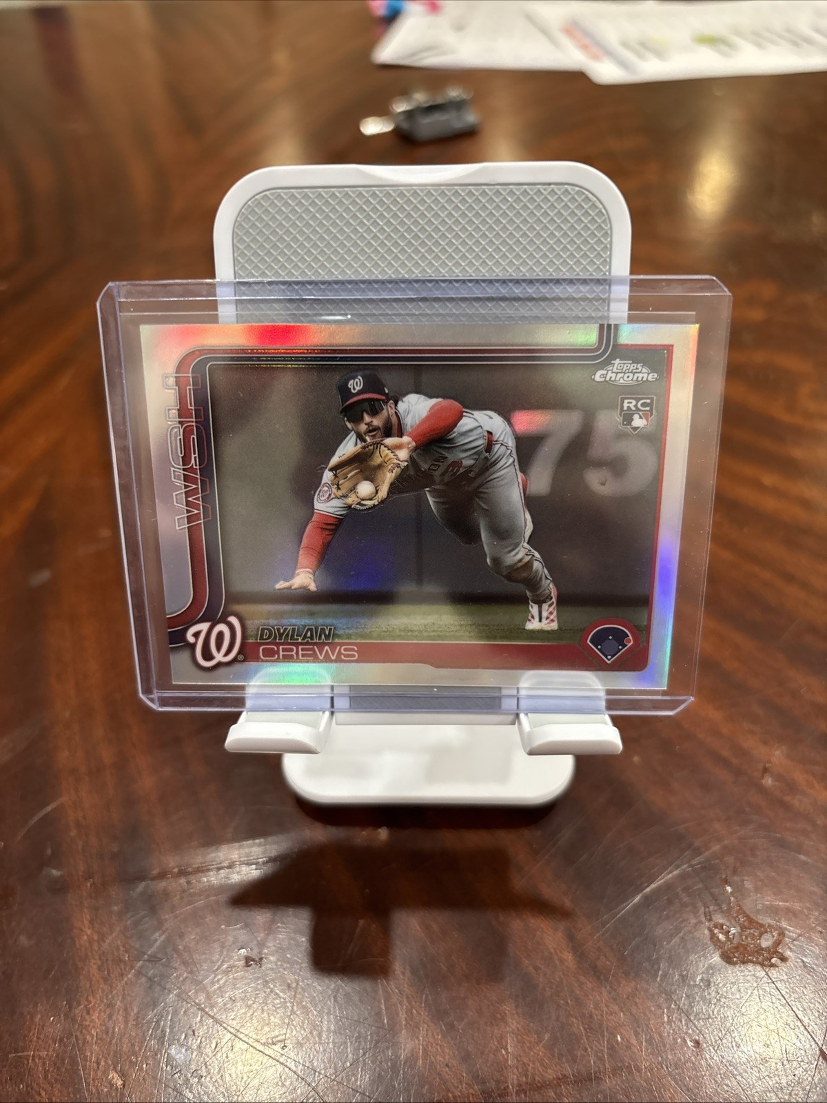 2025 Topps Chrome Update Dylan Crews #USC190 Rookie RC Image Variation SSP