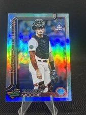 2025 Topps Pro Debut - Malcom Moore PD-199 Aqua Foil /75