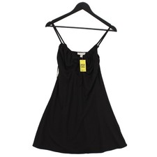 Topshop A-Line Midi Dress S in Black