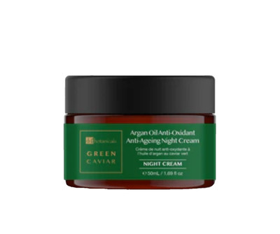 Dr Botanicals Green Caviar, Argan Oil Anti-Oxidant Anti-Aging Night Cream 1.69oz