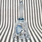 Vintage Glass Bell, Ice-Blue (Hand-painted Butterfly) - Fenton (c. 1970-1985)