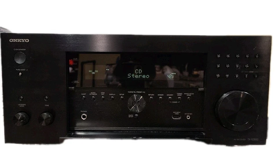 Onkyo TX-RZ800 7.2 Ch AV Receiver TESTED WORKS No Remote - Image 2 of 4