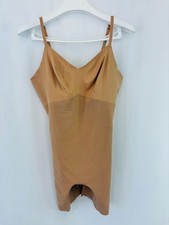 NWT Honeylove Tan Cami Bodysuit Shapewear Mid Thigh Women's Sz XL