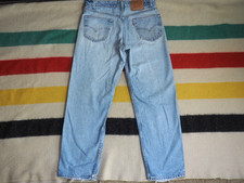 VTG 90s Levis 550 Relax Faded Grunge USA Made 34x30 Blue Denim Jeans Pants Mens