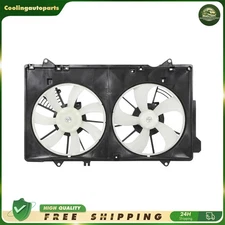 623010 For 2013-16 Mazda CX-5 2.0L 2.5L Radiator Condenser Cooling Fan Assembly