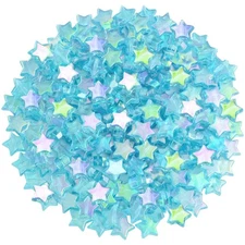 OIIKI 200 PCS Acrylic Star Shape Beads, Star Shape Charming Beads, Acrylic 11...