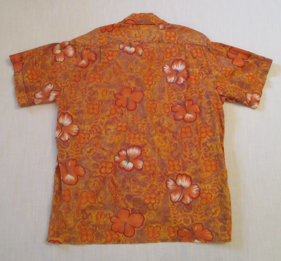 Vintage 1950's Waikiki Wear by Duke of Hollywood Cotton Hawaiian Shirt sz M - Image 2 of 4