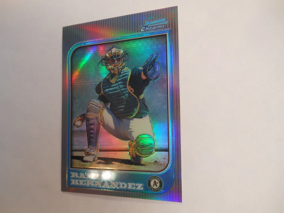 Bowman Chrome 1997 - Ramón Hernández #278 Rookie RC Refractor Foto 2 de 4