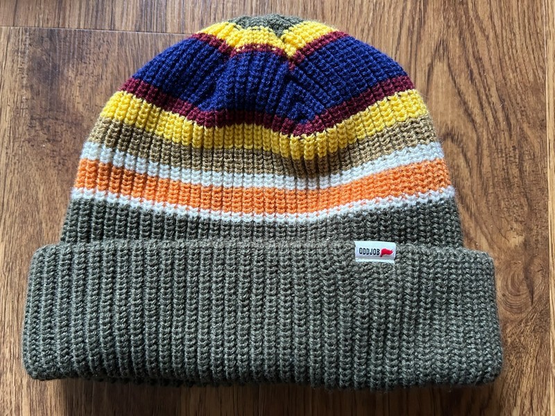Oddjobs Big Beefy Cable Knit Beanie Men's XL BRAND NEW 100% acrylic