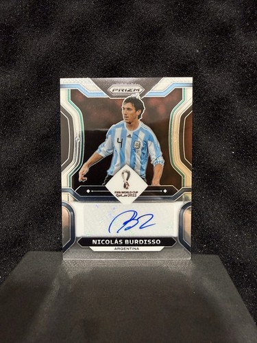 2022 Panini Prizm World Cup Qatar Nicolas Burdisso Auto Argentina
