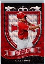 2021 Panini Chronicles - Crusade Ruby Wave #19 Mike Trout /199