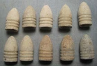 10 Dug Civil War Dropped Bullets from Fort Fisher