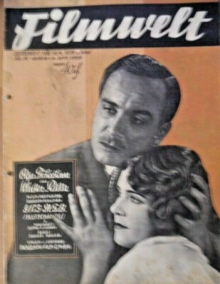 FILMWELT 32 - 8.9. 1929 Olga Tschechowa Walter Rilla Suzy Vernon Josma Selim