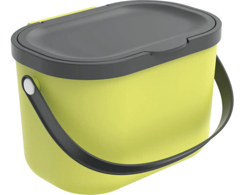 Биоудобрение Rotho Mülleimer Albula Lime grün, 22,2 x 15 x 17,2 см