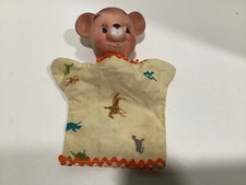 1962 Bear Hand Puppet Rubber Face