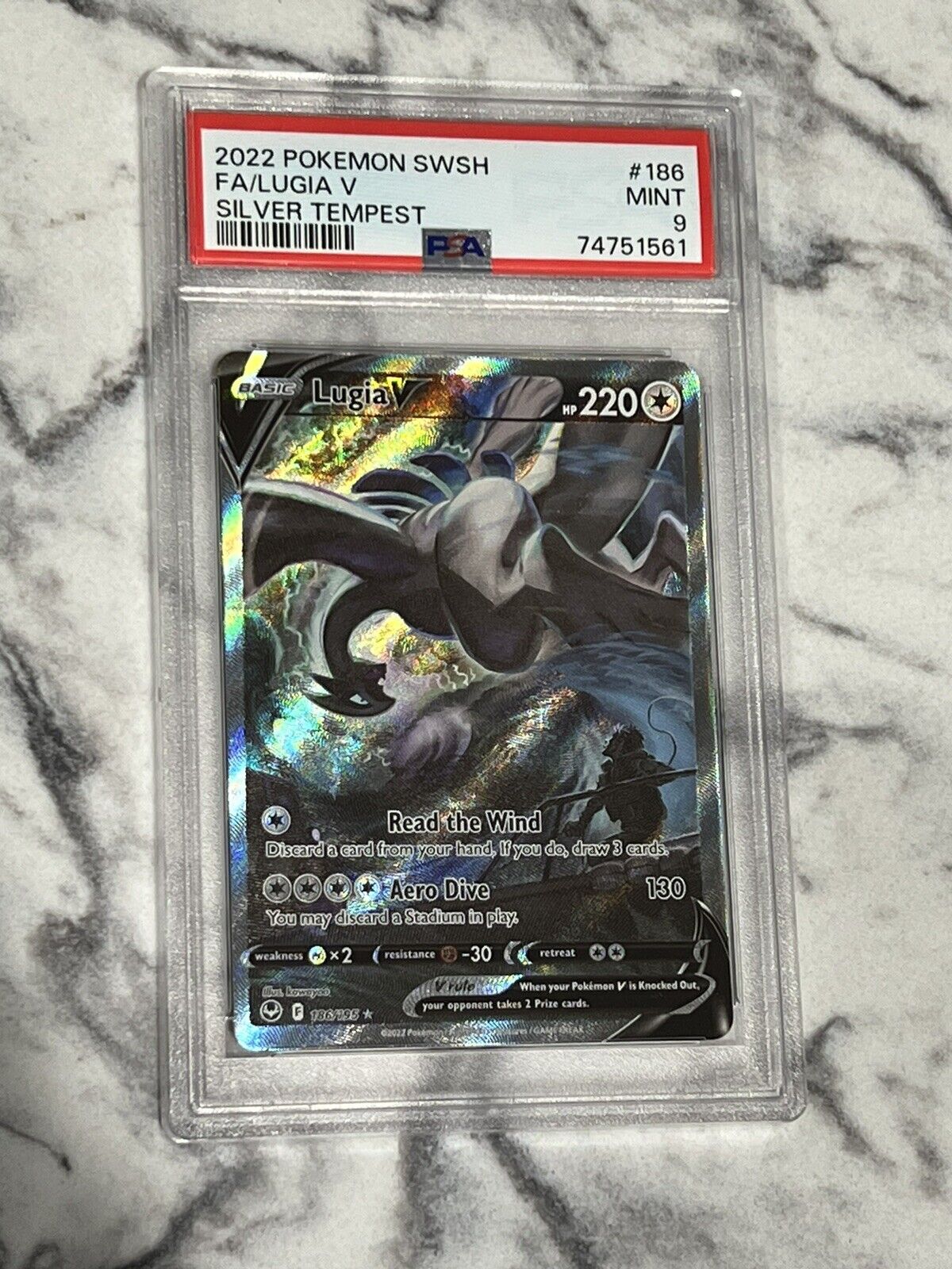 Unknown V - 177/195 - PSA 9 - Full Art - Silver Tempest - Pokemon - 86 –  Lazy Trading Cards