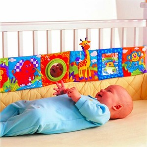 plush crib bumper