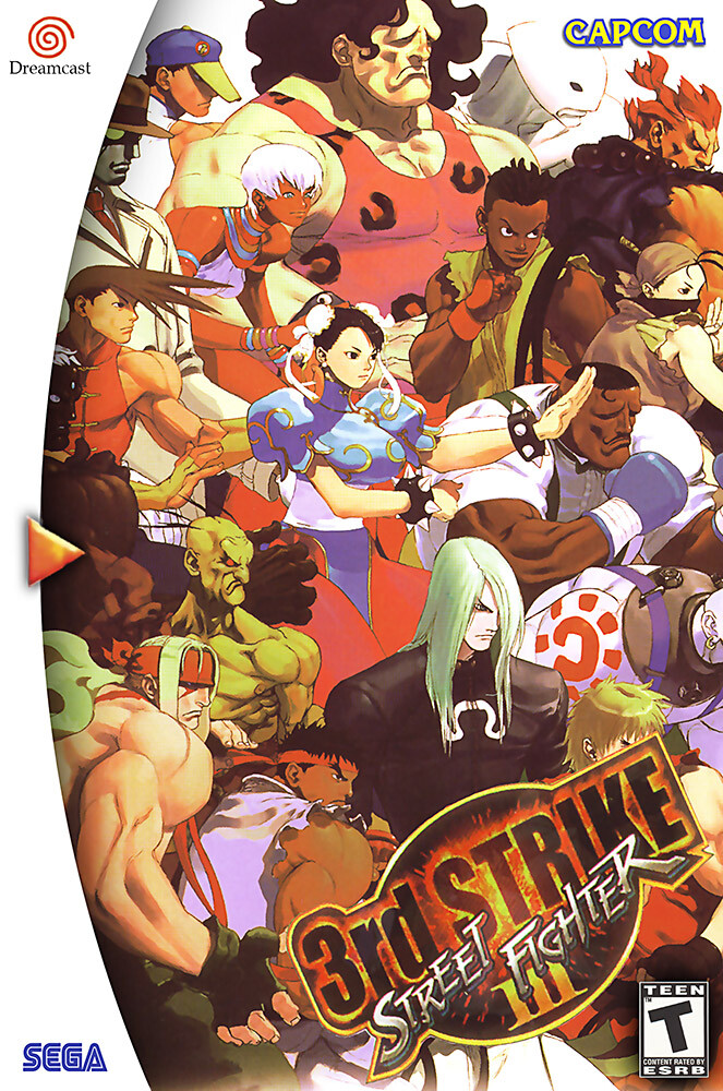Street Fighter III 3rd Strike Sega Dreamcast BOX ART POSTER