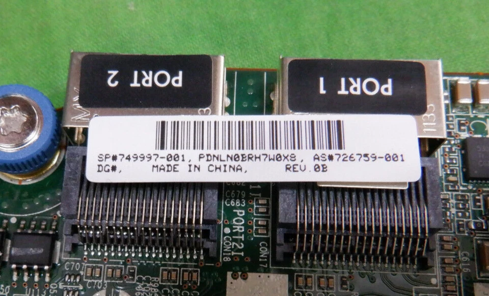 HP 749997-001 H240AR 12G 2Port Smart Host Adapter Board - Image 2 of 3