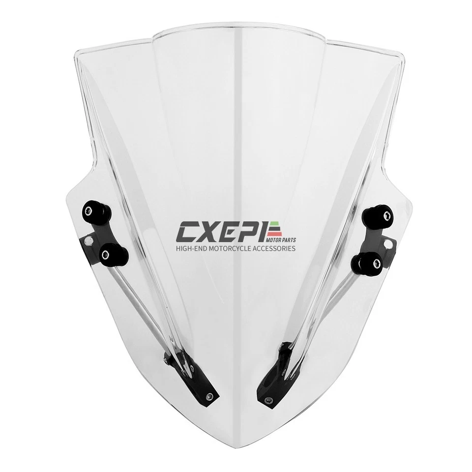 7/8" 22mm Street Motorcycle Windshield For Yamaha MT03 MT25 MT07 FZ07 MT09 FZ09 Foto 2 de 4