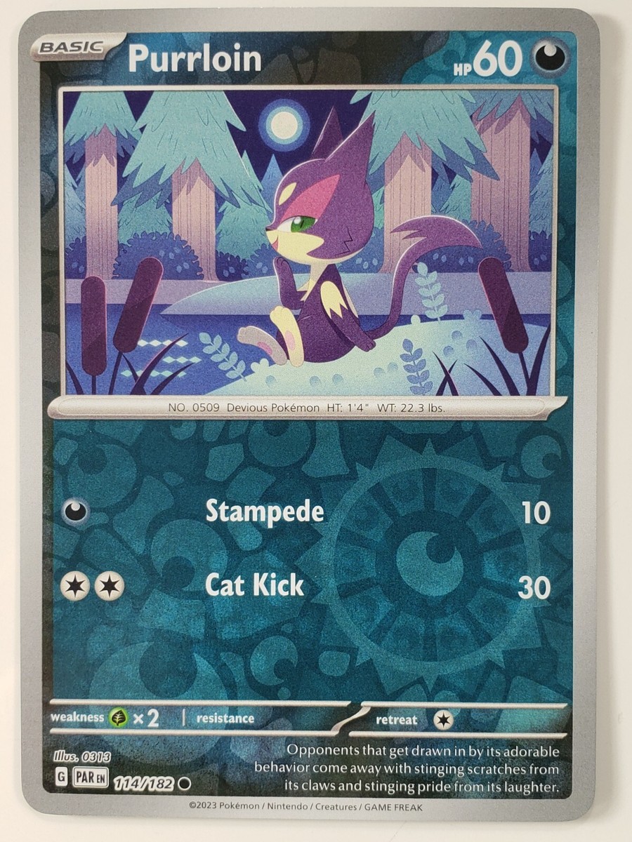 purrloin pokemon card value Marnie's Purrloin #130/182 Pokémon SV10: Destined Rivals — Booghe main image 0