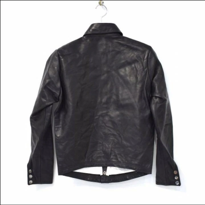FAR EASTERN ENTHUSIAST Horsehide Leather Shirt Jacket Men S Black