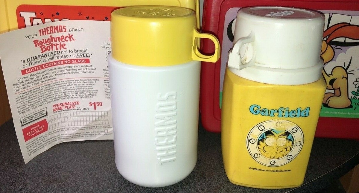 ガーフィールド 水筒 サーモス ヴィンテージ Garfield Thermos Roughneck Flask Vintage 1978 Garfield Thermos