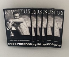 6 x Paco Rabanne Invictus Victory Eau de Parfum Extreme Spray 1.5ml/0.05oz Each