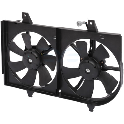 Dual Radiator Cooling Fan For 2002-03 Nissan Maxima 2002-04