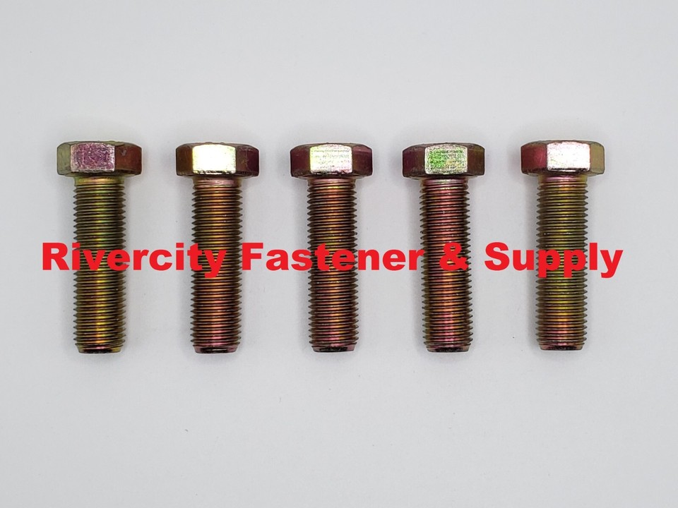 7/16-20x2-3/4 Hex Head Cap Screws 7/16-20 x 2.75 Bolts 7/16x20 x 2-3/4