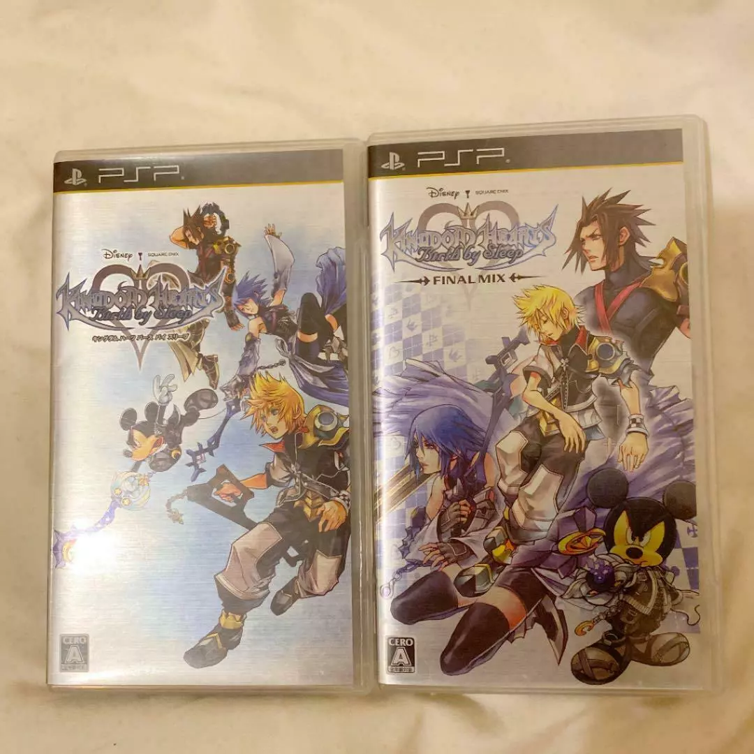 PSP Kingdom Hearts Birth by Sleep & Final Mix set Japanese