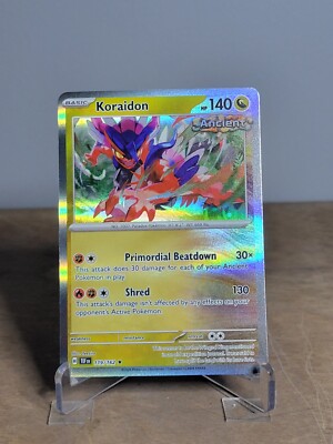 Pokemon TCG - S&V: Temporal Forces - Holo Rare Ancient - Koraidon - 119/162 NM | eBay Pokemon TCG - S&V: Temporal Forces - Holo Rare Ancient - Koraidon - 119/162 NM | eBay