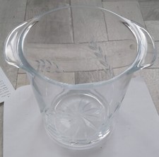seau à glace en verre , H:19cm