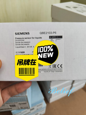 1pcs QBE2103-P6 Siemens Pressure sensor Brand New Via DHL or FedEX