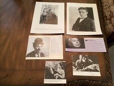 Charlie Chaplin Lot Rare Clippings