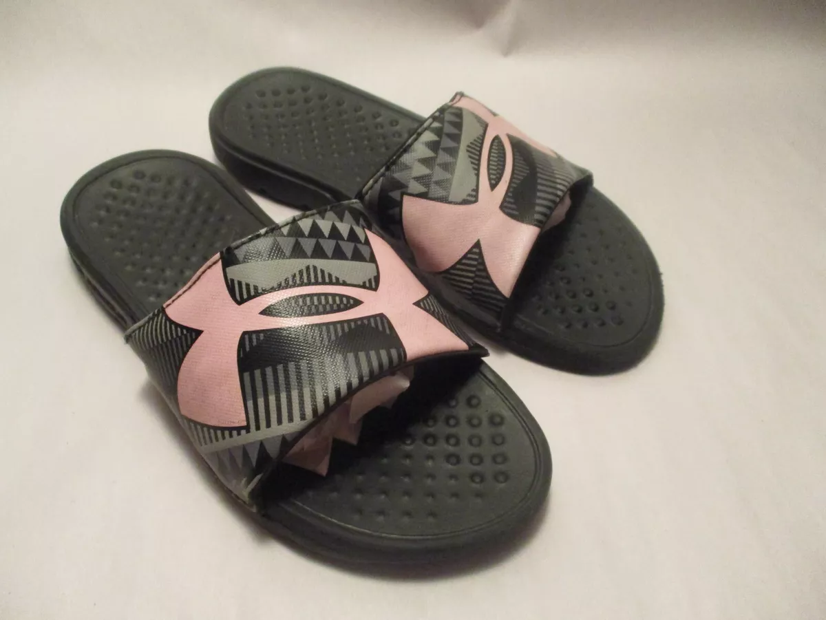 Pink under top armour sandals