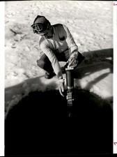Foto original LG61 1987 de gran tamaño Charles Hanley estudio de peróxido de hidrógeno del océano Ártico