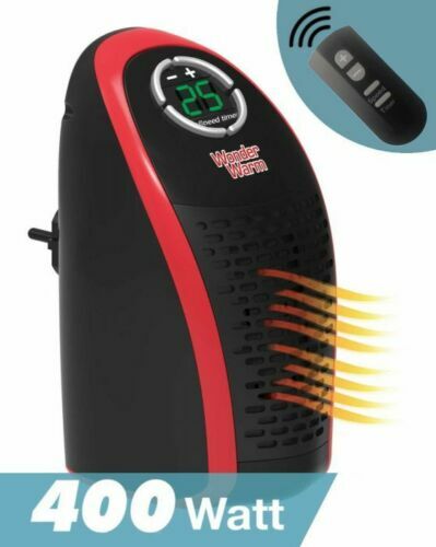 Riscaldatore D'aria in Ceramica Elemento Riscaldatore Isolato 110V/220V 1000W, Adotta L'elemento riscaldante in Ceramica e Tubo di Alluminio
