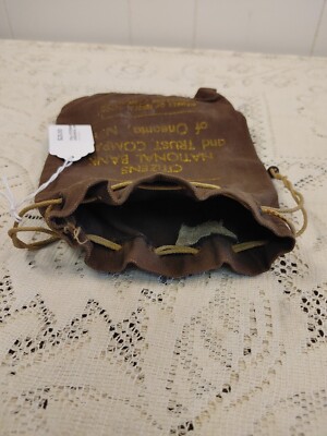 VINTAGE CITIZENS NATIONAL BANK ONEONTA, NY CANVAS MONEY DEPOSIT