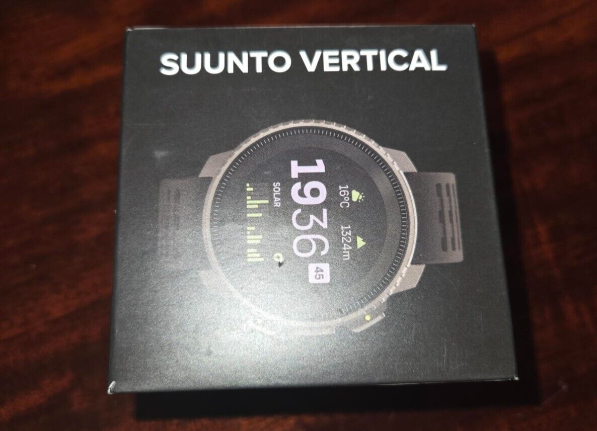 SUUNTO Vertical Adventure GPS Solar Titanium Watch All Black | eBay