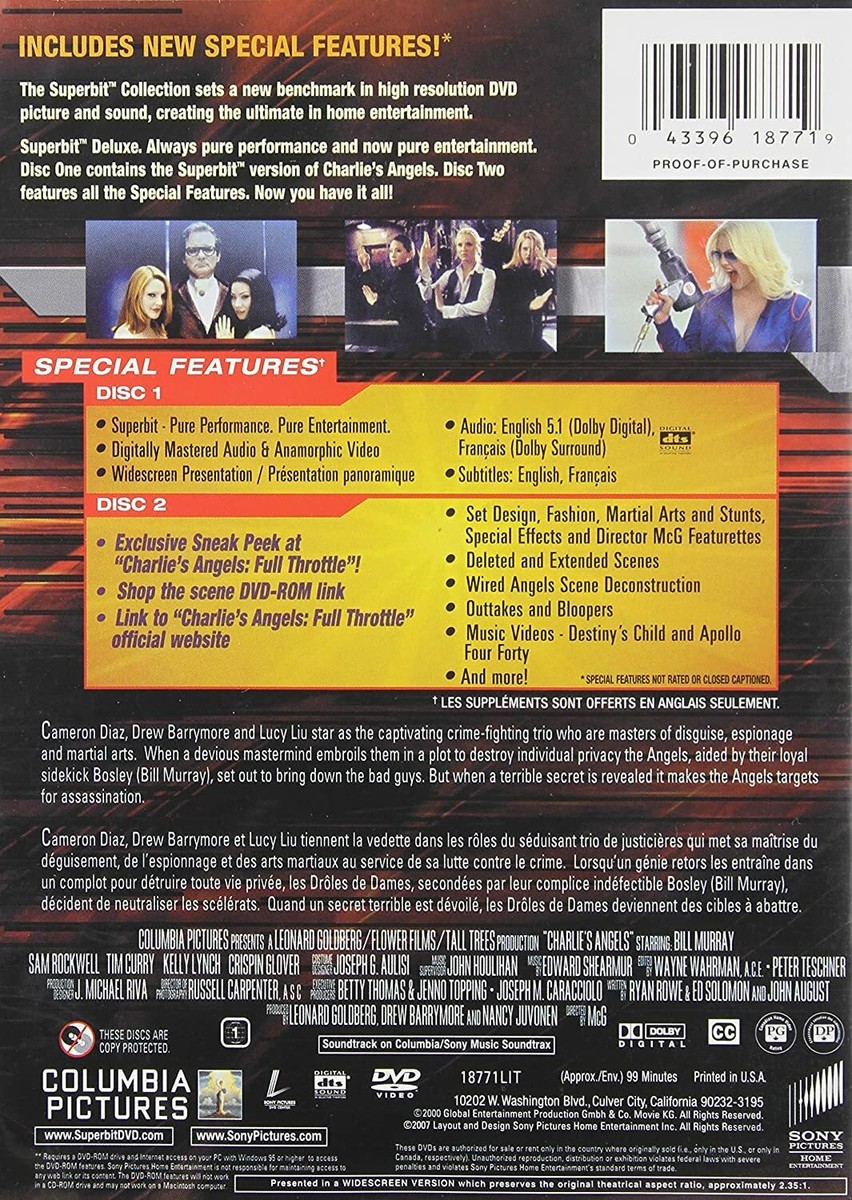 クラシック　DVD　３点 Charlie's Angels (Widescreen) (Bilingual) | eBay