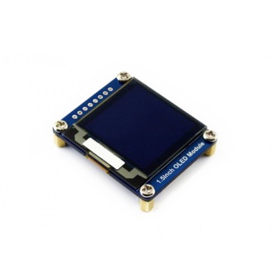 1.5'' OLED Display Module 128x128 16 Gray Scale SPI/I2C Raspberry Pi/Jetson Nano